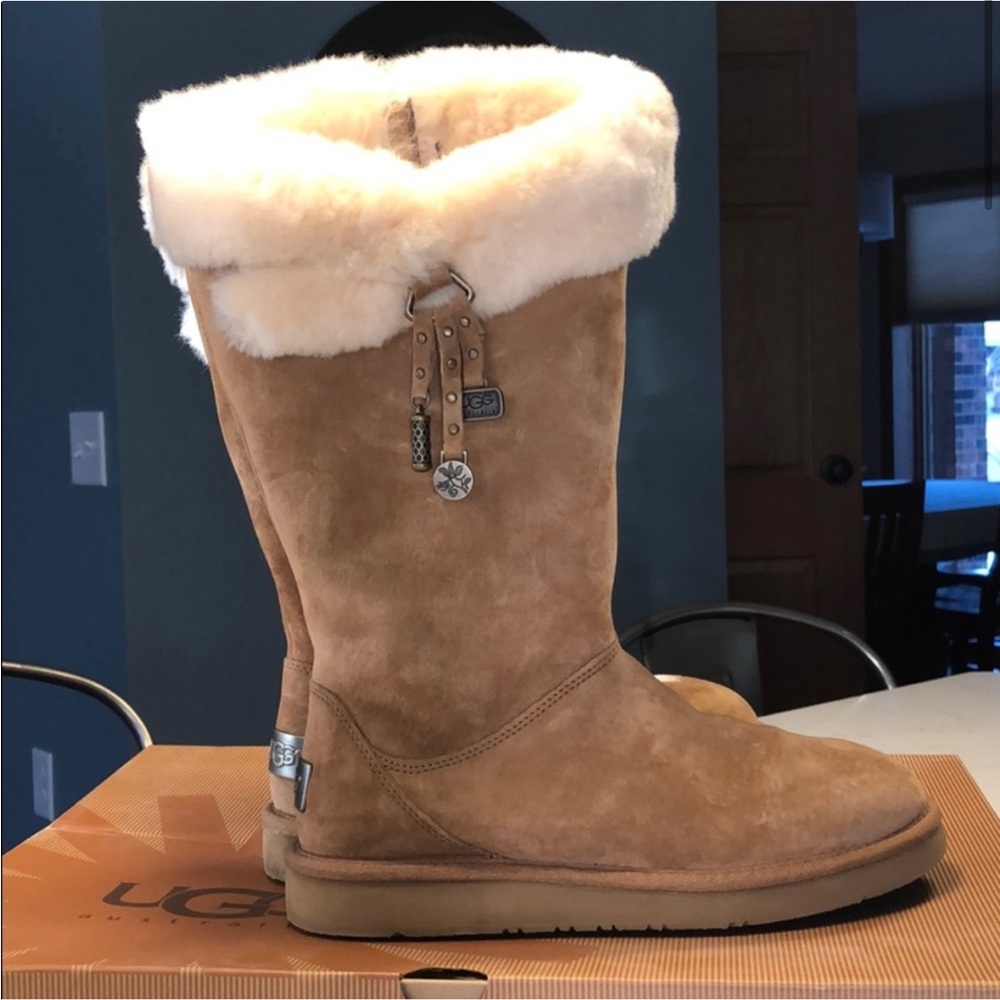 UGG Chestnut Plumdale Charms Boots